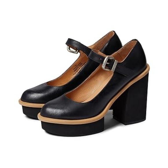 New!! Free People Maggie Mary Jane Platform Black EU 38.5 (US Women's 8.5) M - Picture 4 of 6